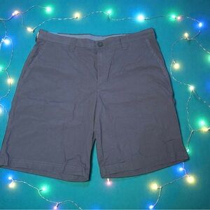 NWT Columbia Washed Out Mens Shorts India Ink Blue Gray Sz 36 X 10 Cotton Poplin